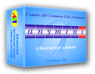 AnyMini Character Count Software